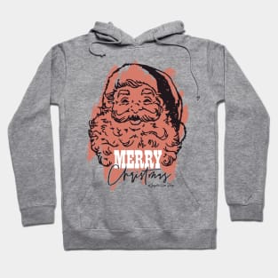 Vintage Santa Illustration, Merry Christmas © GraphicLoveShop Hoodie